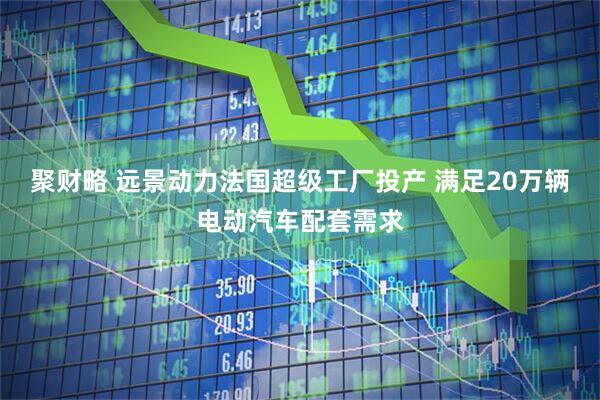 聚财略 远景动力法国超级工厂投产 满足20万辆电动汽车配套需求